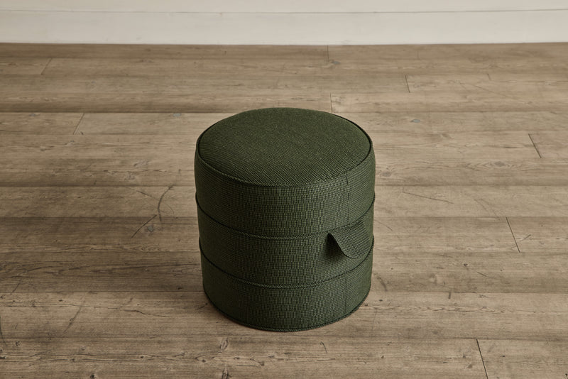 Outdoor Round Hassock, 17"