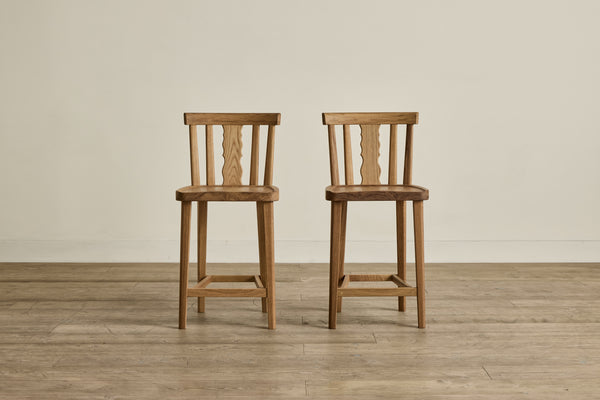 Swiss Back Counter Stool