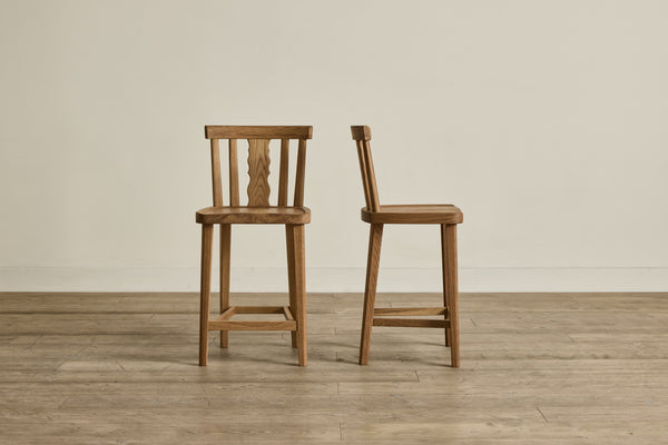 Swiss Back Counter Stool
