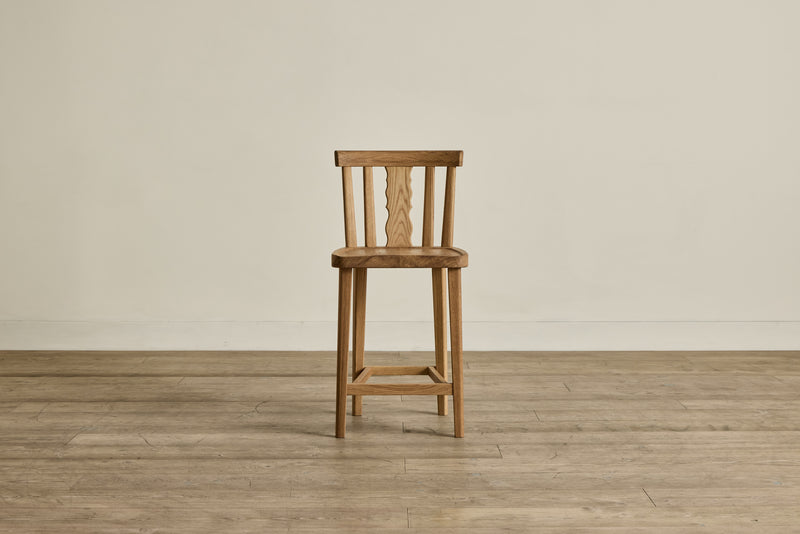 Swiss Back Counter Stool