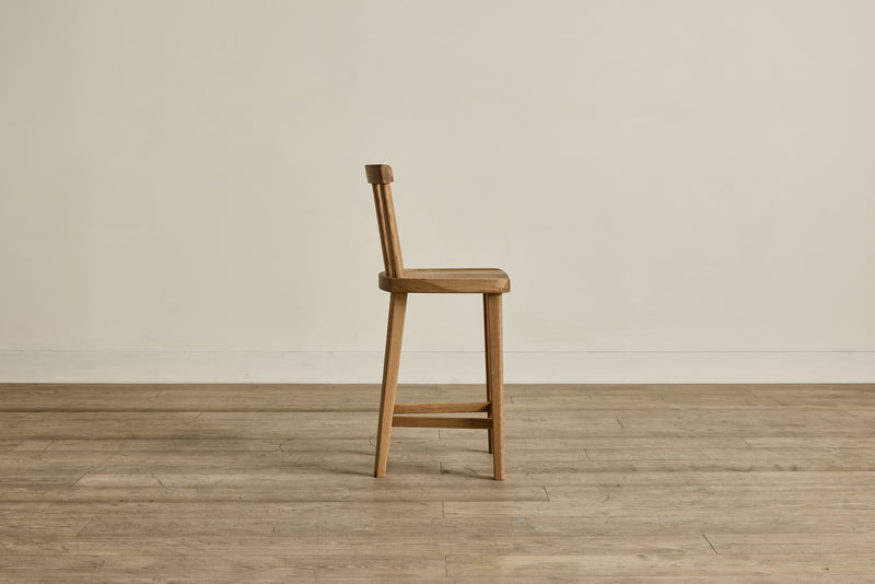 Swiss Back Counter Stool