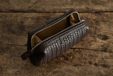 Brown Leather Washbag