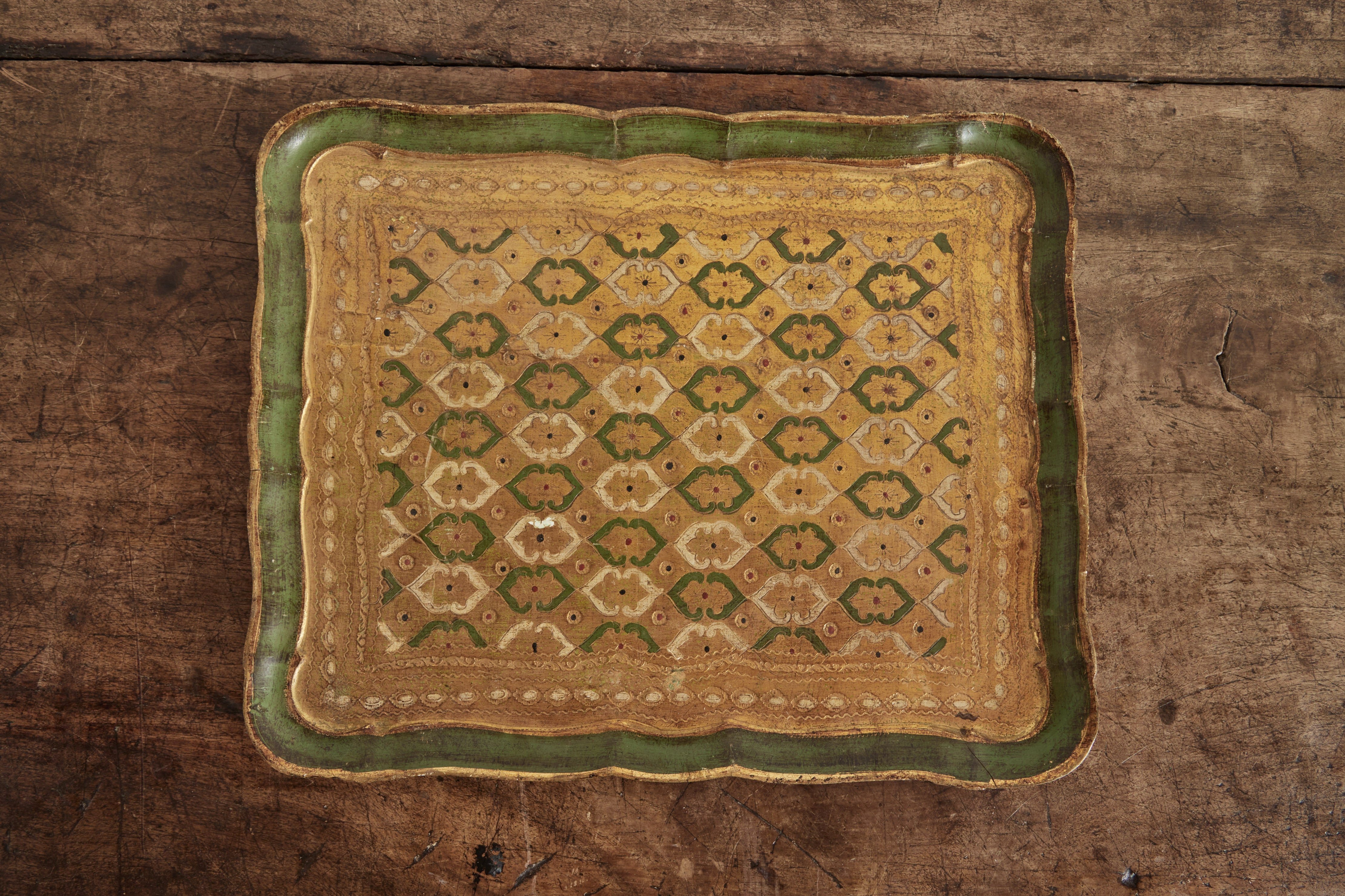 Gilded Florentine Tray, 18"