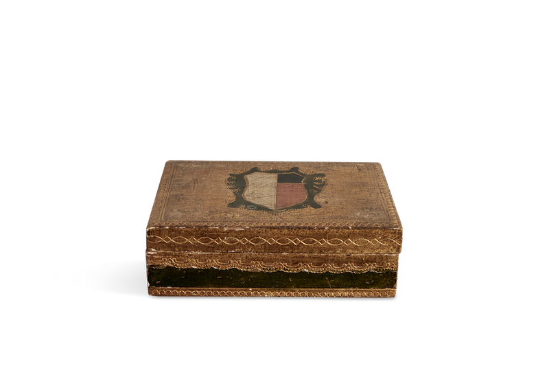 Florentine Carved Wood Box