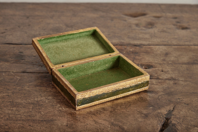 Florentine Carved Wood Box
