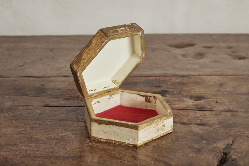 Florentine Carved Wood Box