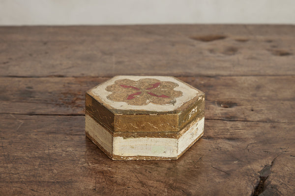Florentine Carved Wood Box