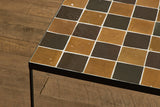 Burnt Sugar & Amber Tile Side Table