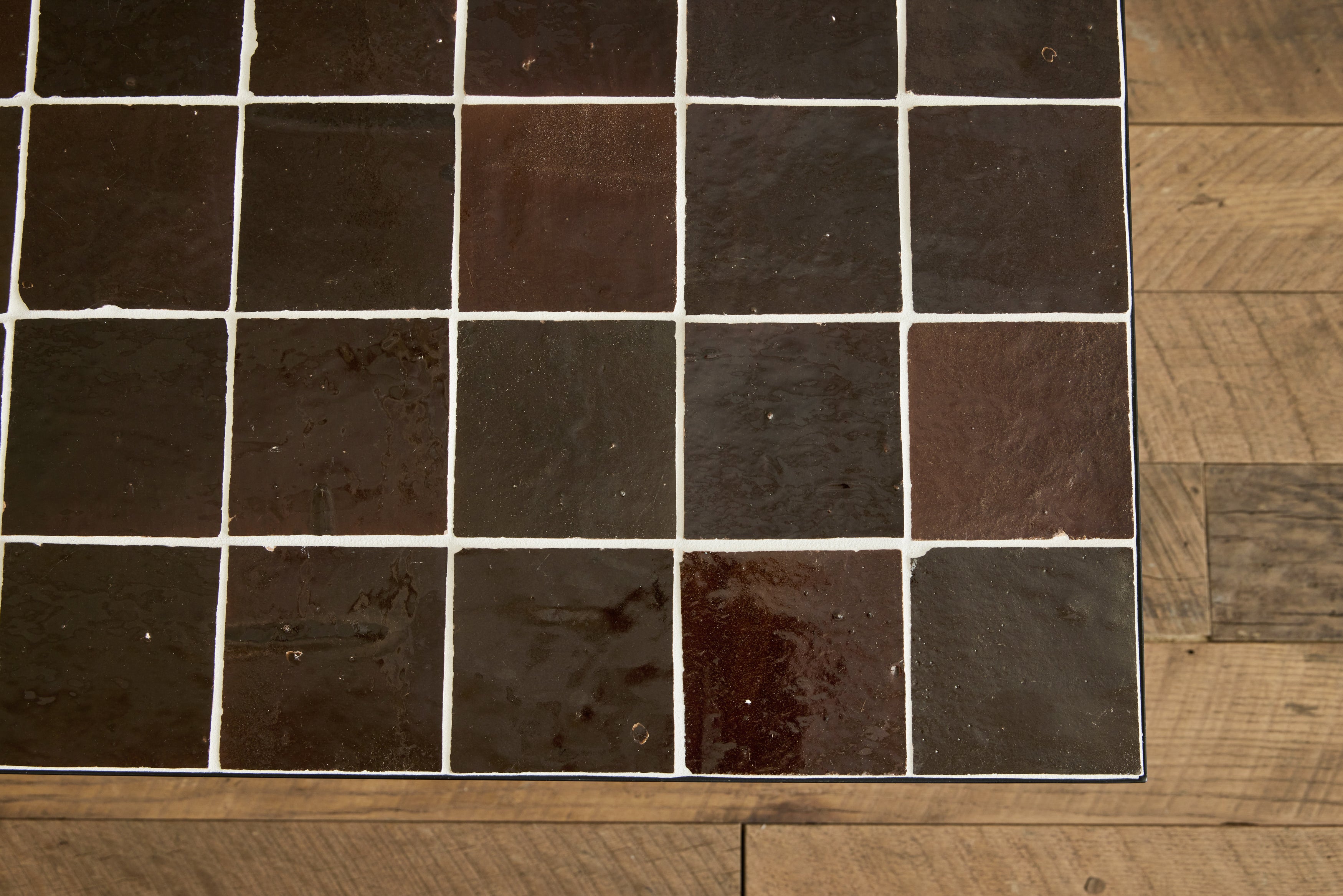 Burnt Sugar Tile Side Table
