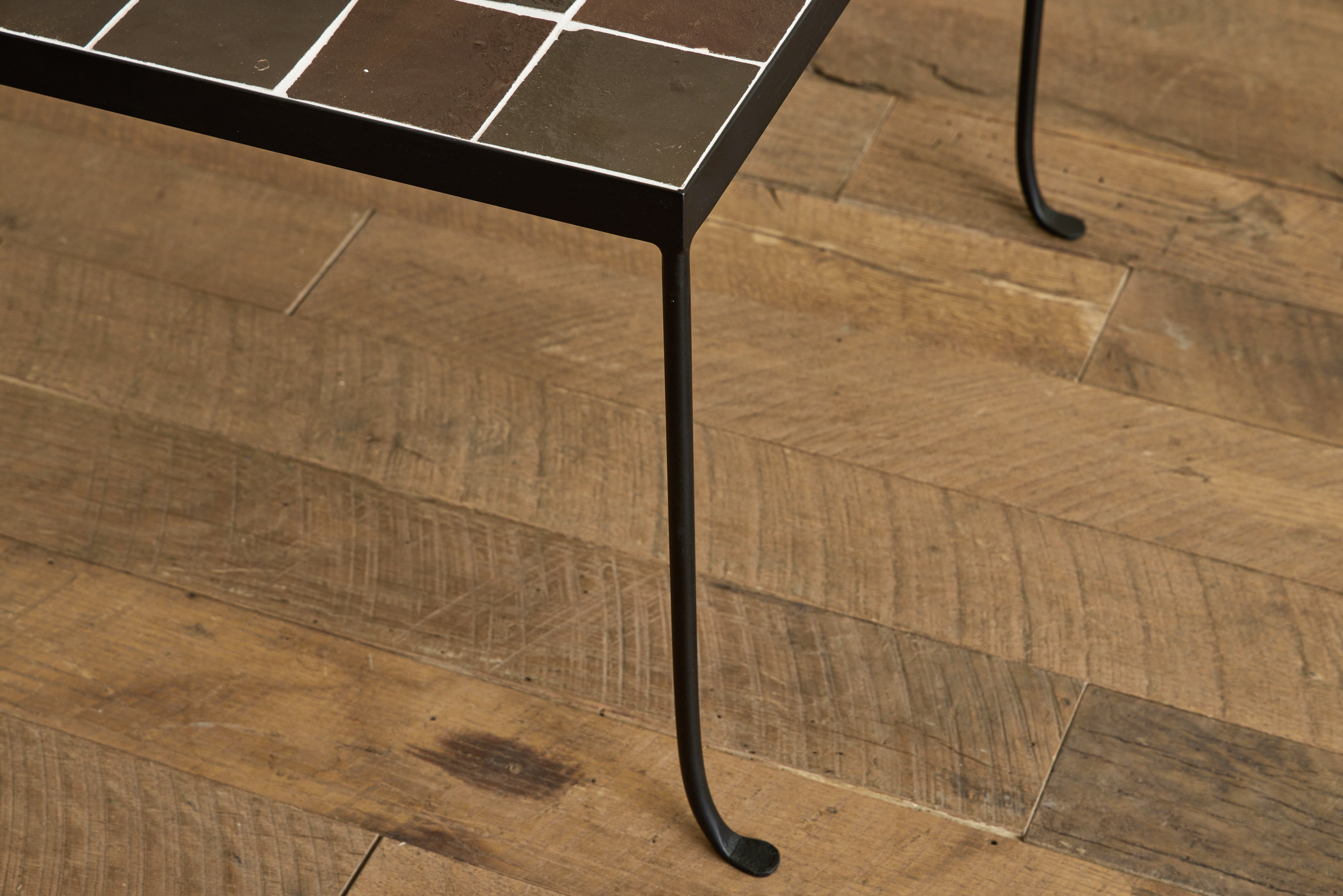 Burnt Sugar Tile Side Table