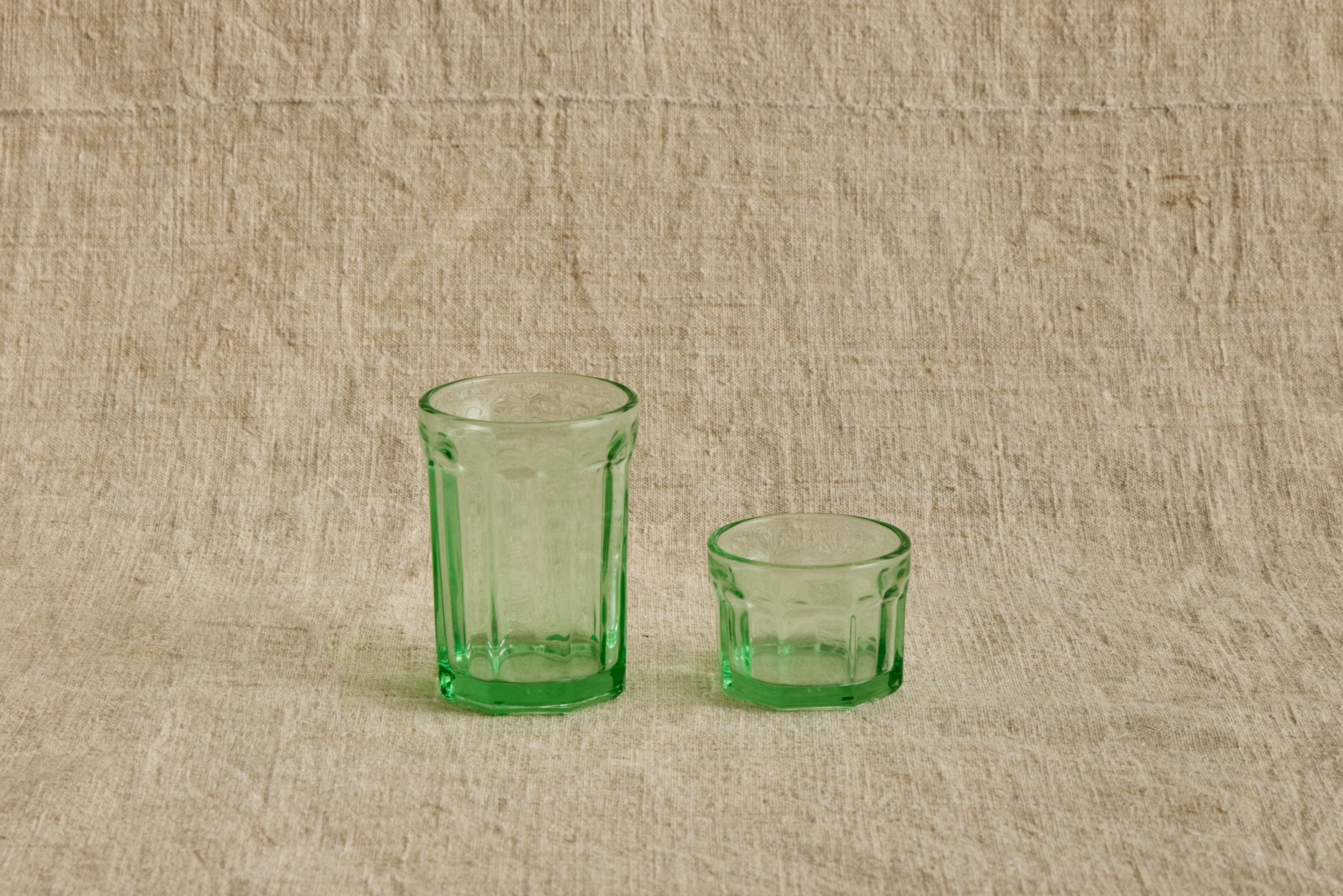 Fish & Fish Glass in Green