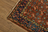 Blue & Red Persian Floral Rug 4’1 X 7’