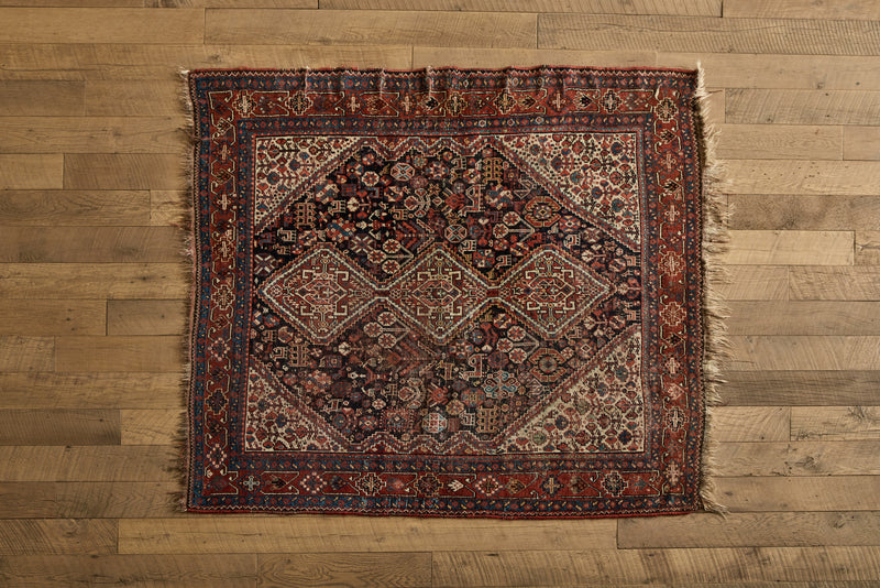 ラグ・カーペット shiraz rug Persian Shiraz Rug 5'3 X 6' – Nickey Kehoe