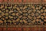 Navy Persian Kurdish Rug 3'6 x 6'2