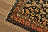 Navy Persian Kurdish Rug 3'6 x 6'2