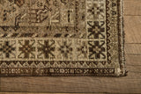 Brown Persian Shiraz Rug 3'9 x 5'1
