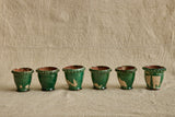 Mini Green Scalloped Garden Pot