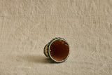 Mini Green Scalloped Garden Pot