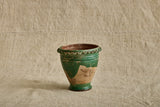 Green Scalloped Garden Pot