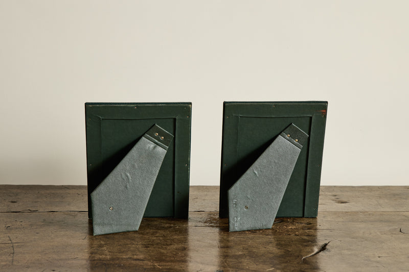 Art Deco Leather Frames