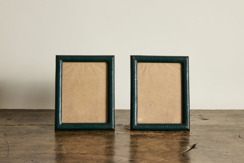 Art Deco Leather Frames