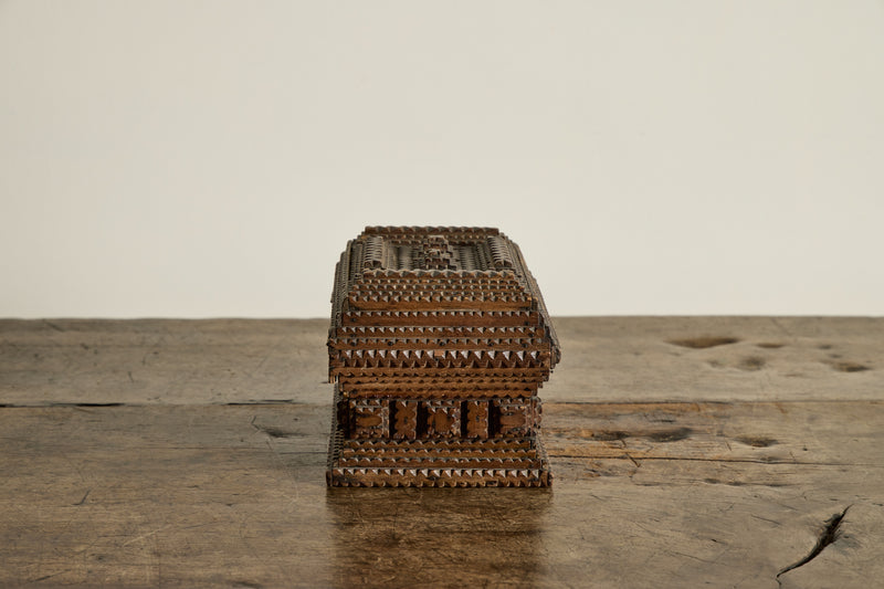 Small Tramp Art Jewelry Box