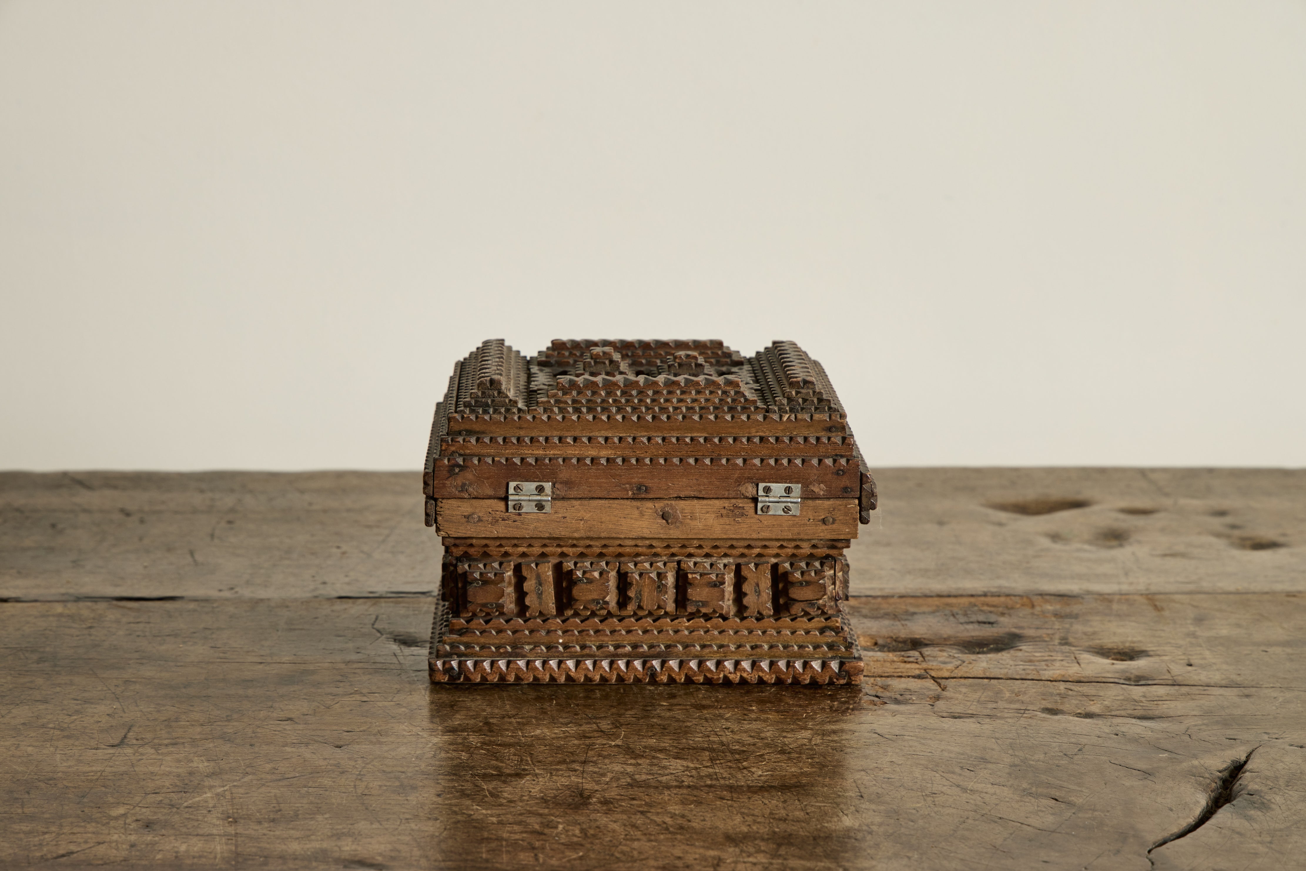 Small Tramp Art Jewelry Box