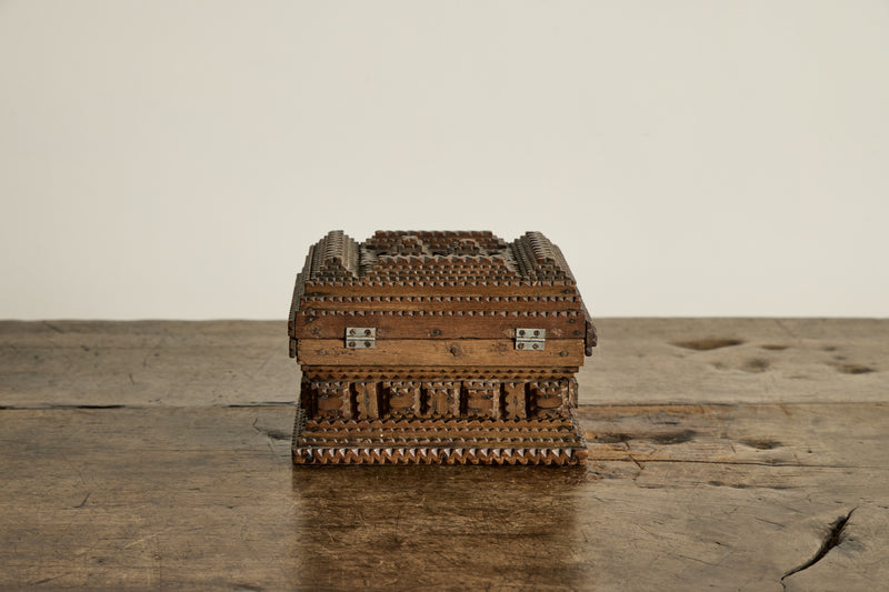 Small Tramp Art Jewelry Box
