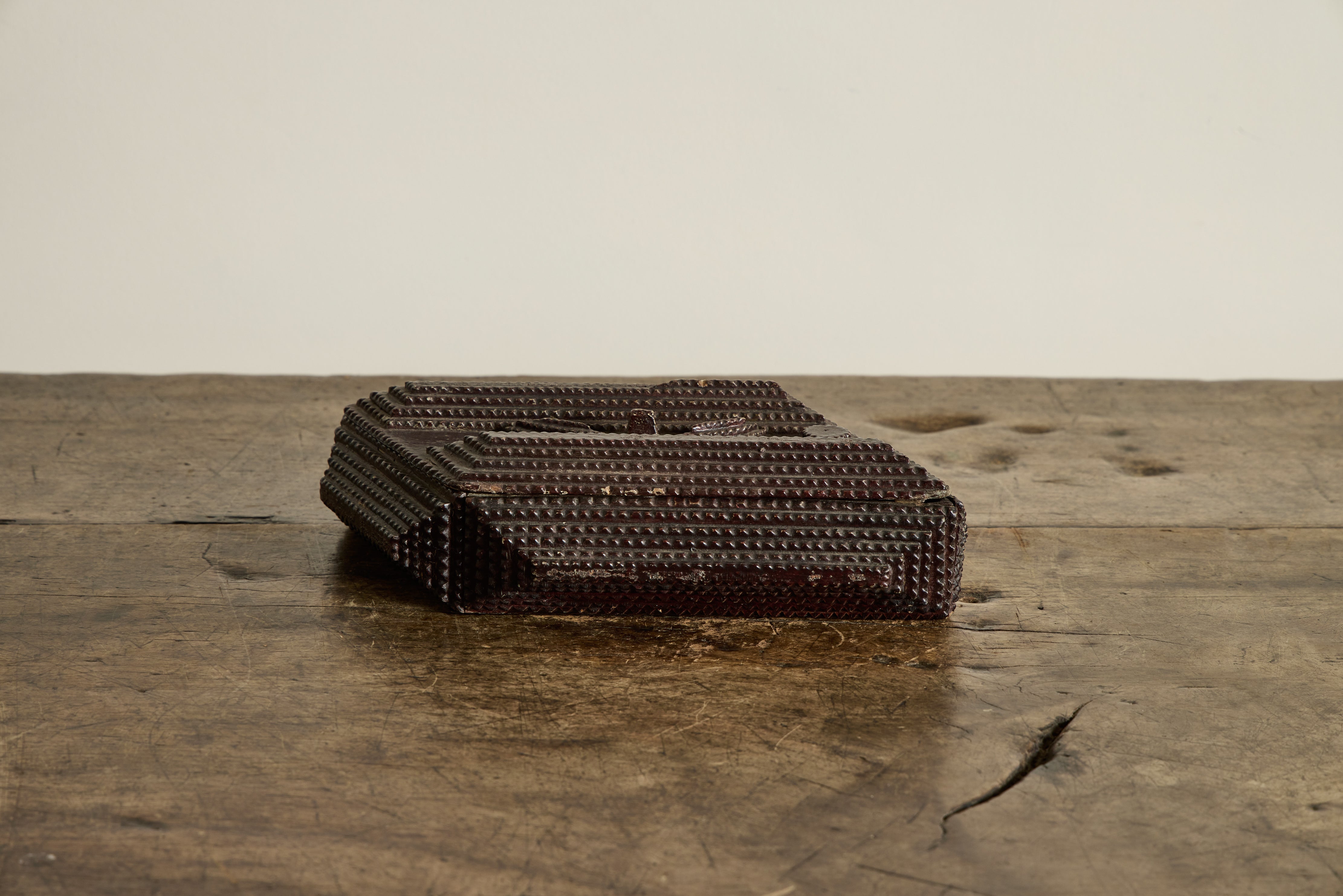 19th Century Tramp Art Box