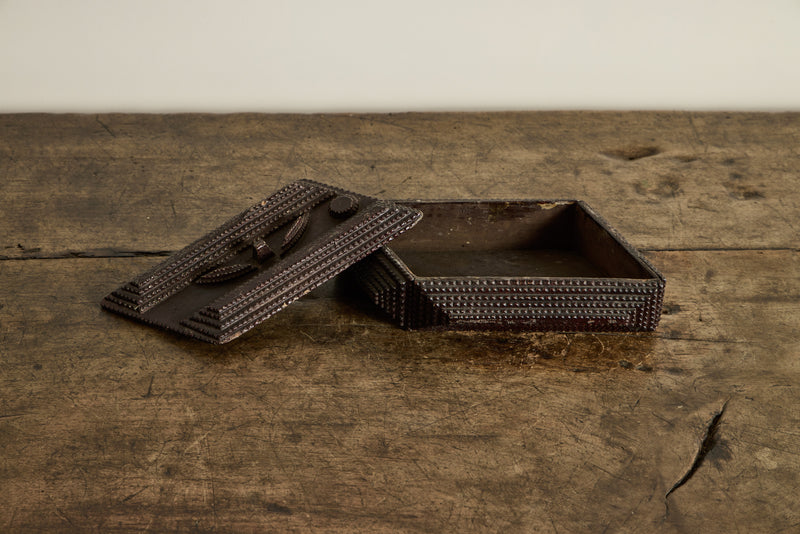 19th Century Tramp Art Box