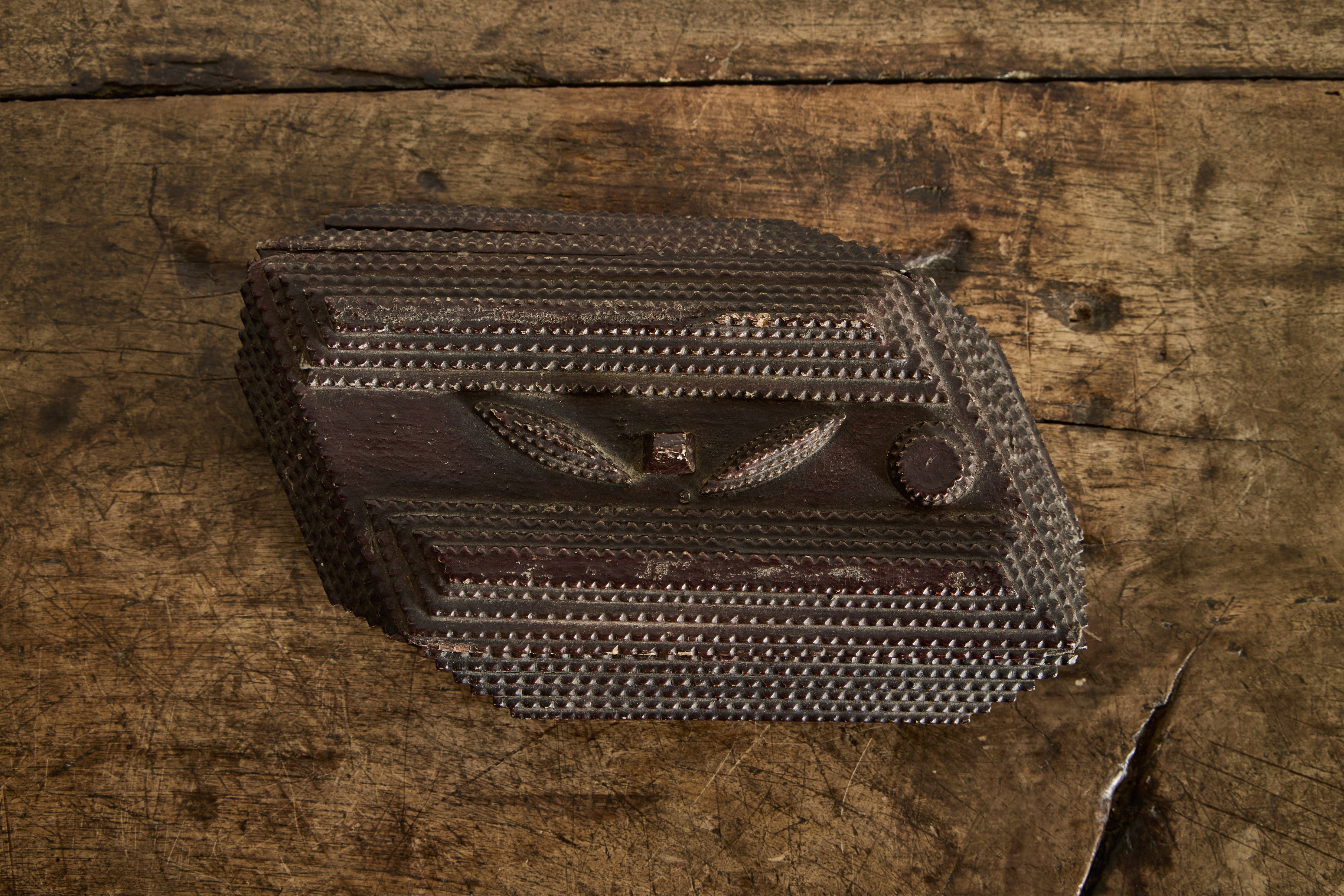 19th Century Tramp Art Box