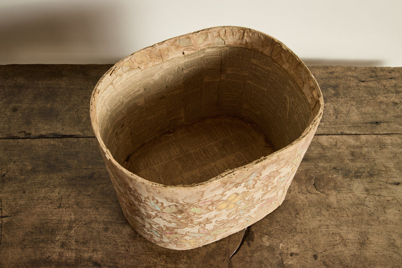 Wallpaper Hat Box