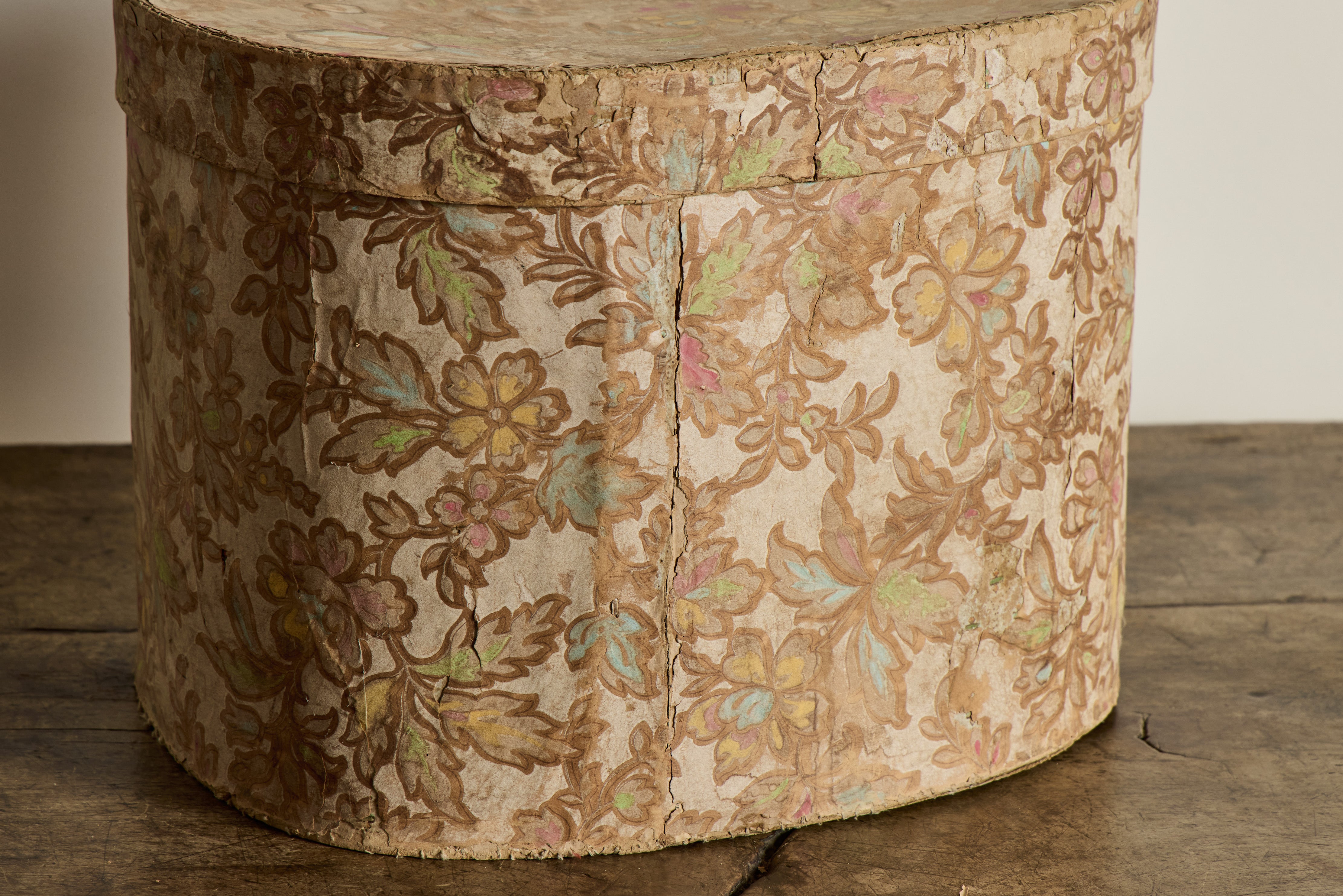 Wallpaper Hat Box