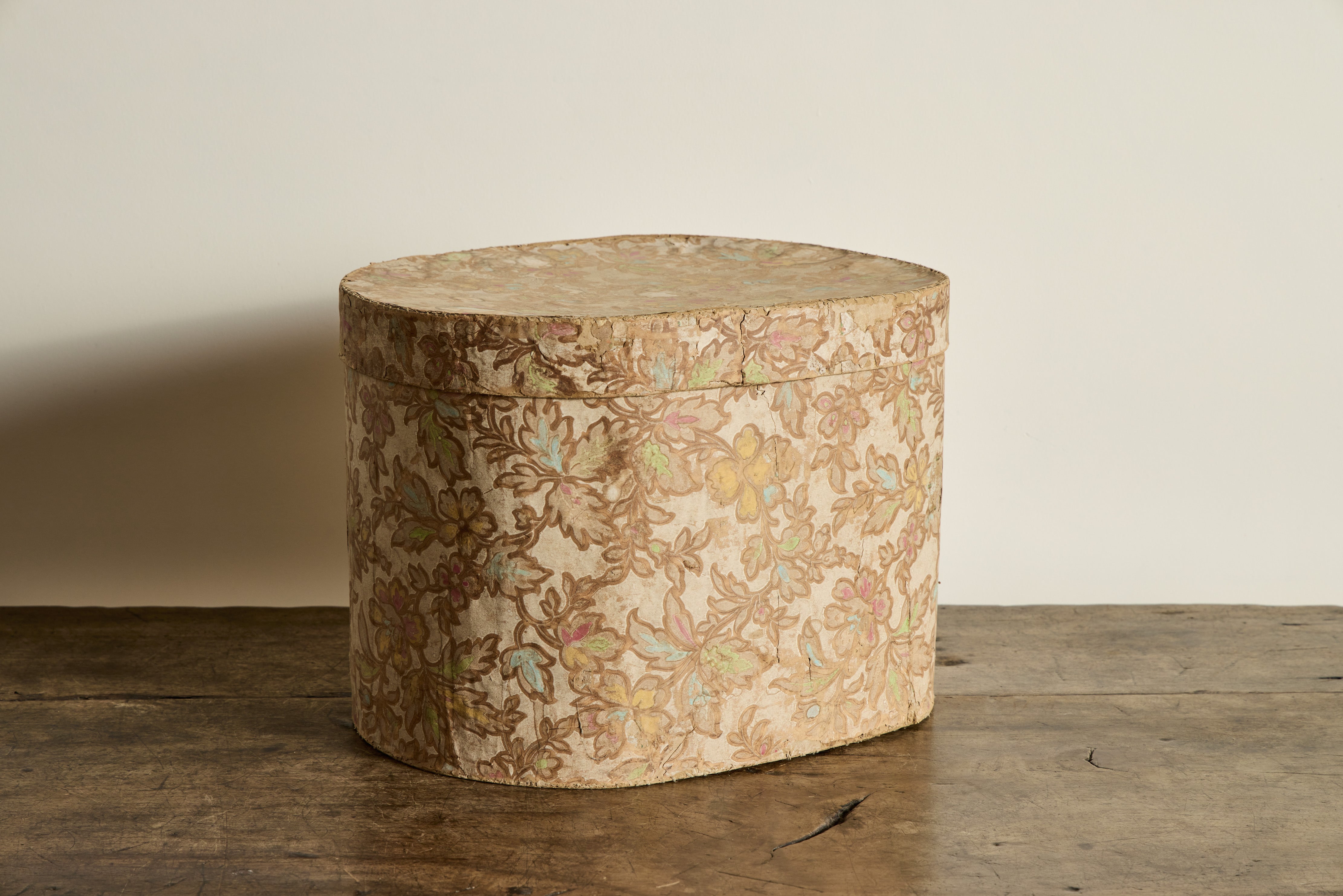 Wallpaper Hat Box
