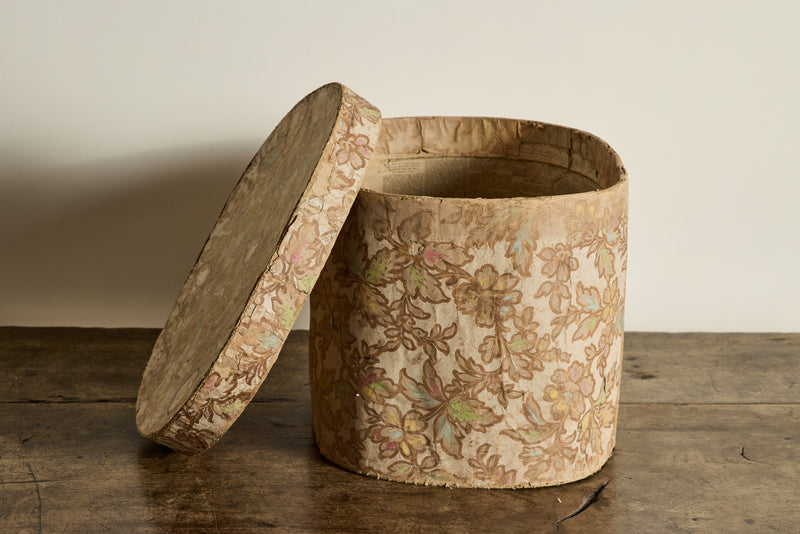 Wallpaper Hat Box