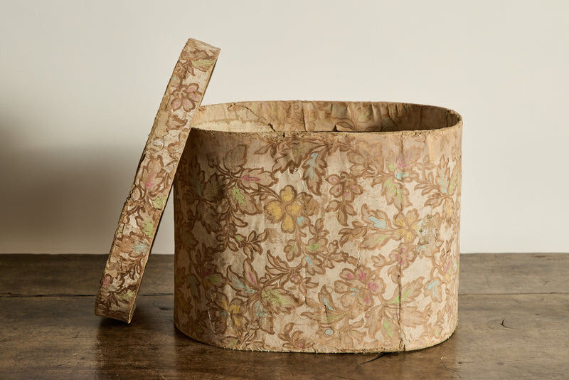 Wallpaper Hat Box