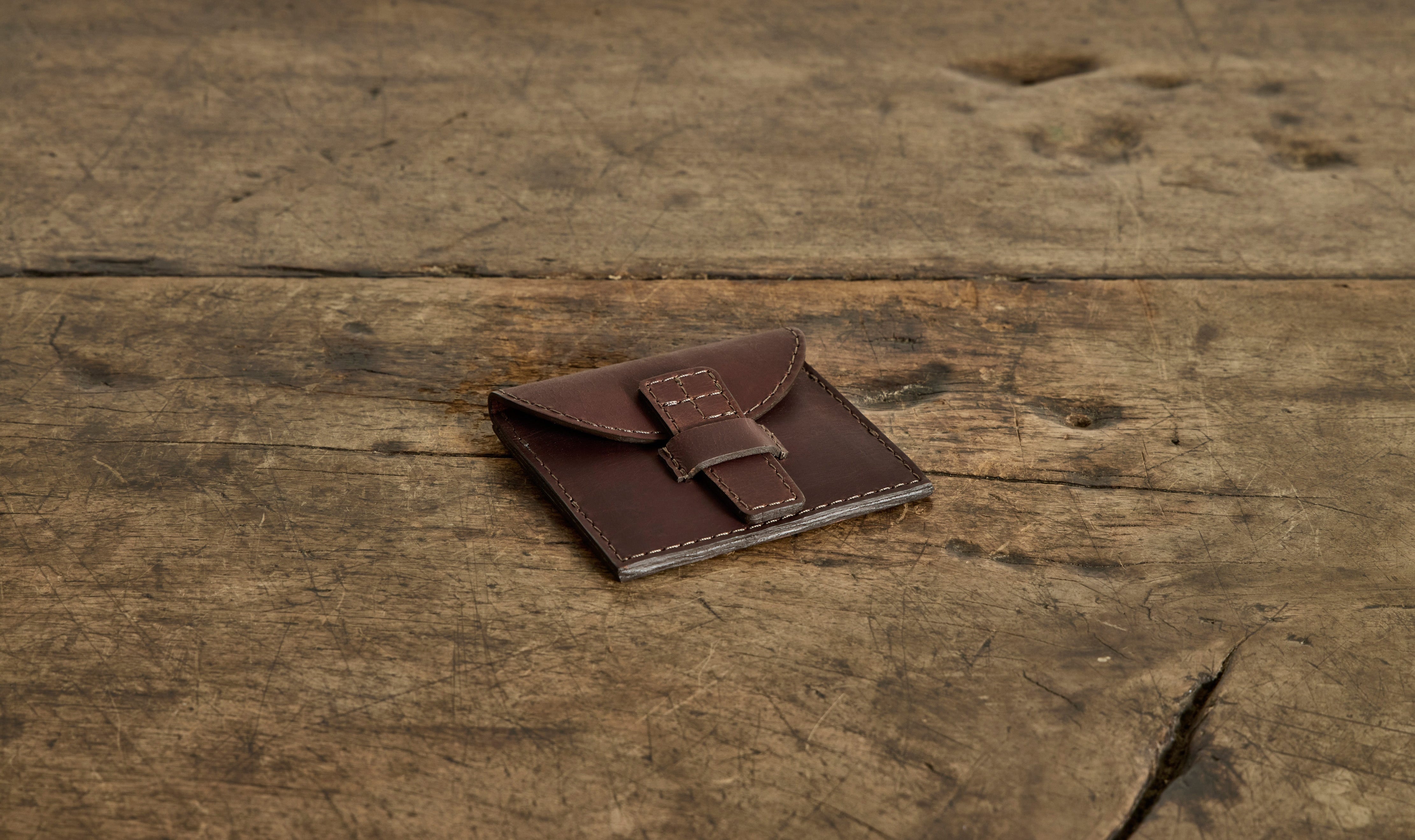 Coin Case in Chocolate