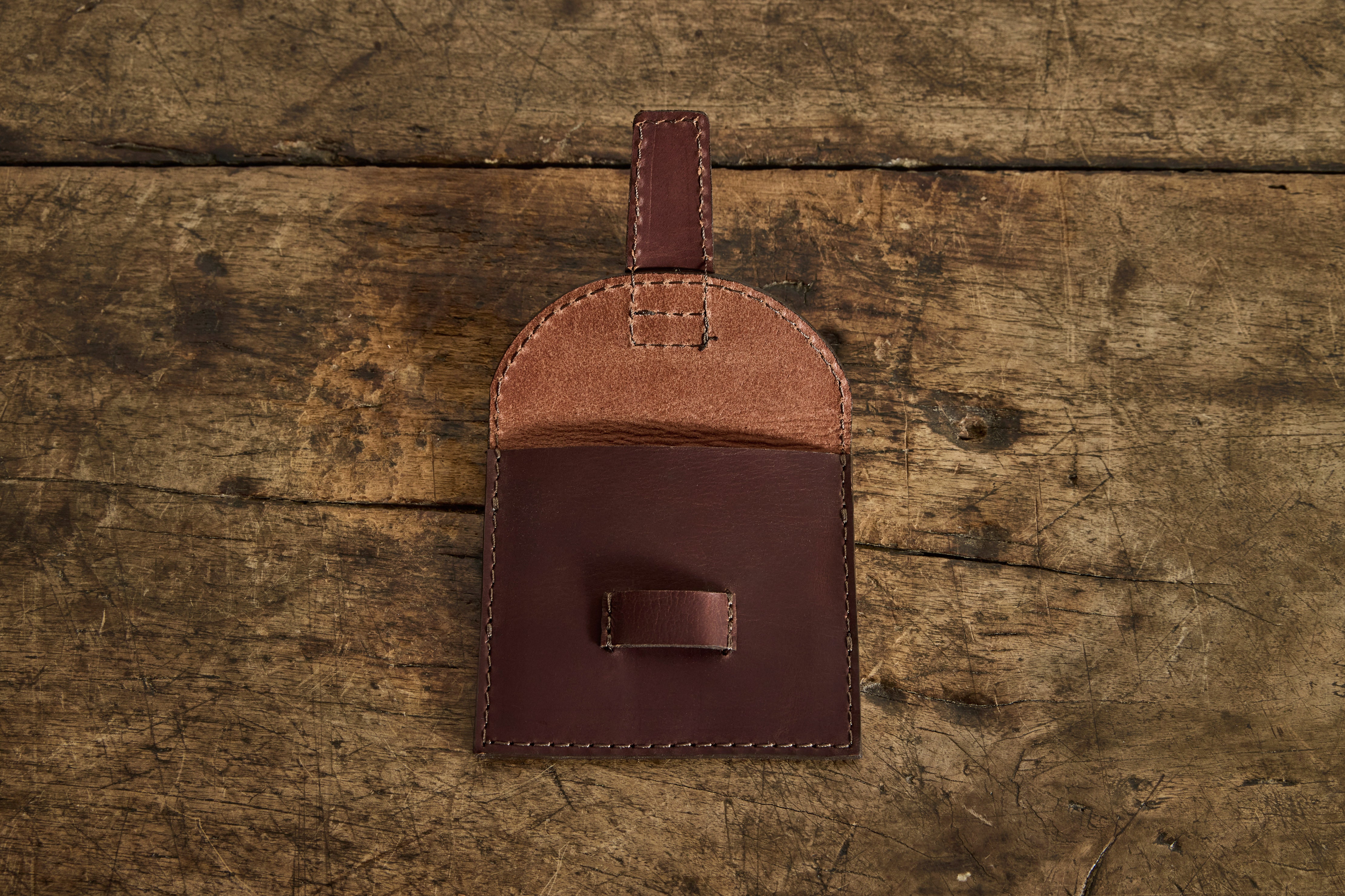 Coin Case in Chocolate
