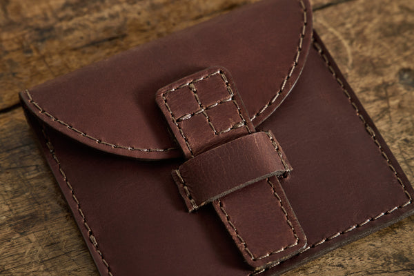 Coin Case in Chocolate