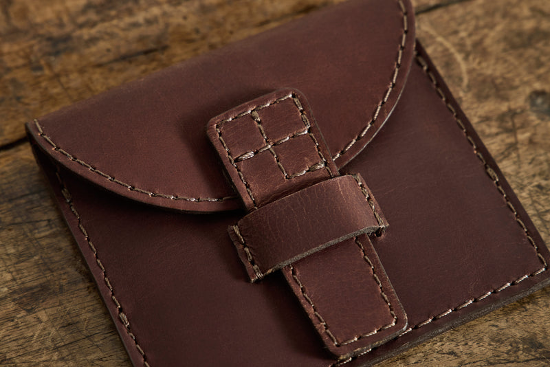 Coin Case in Chocolate