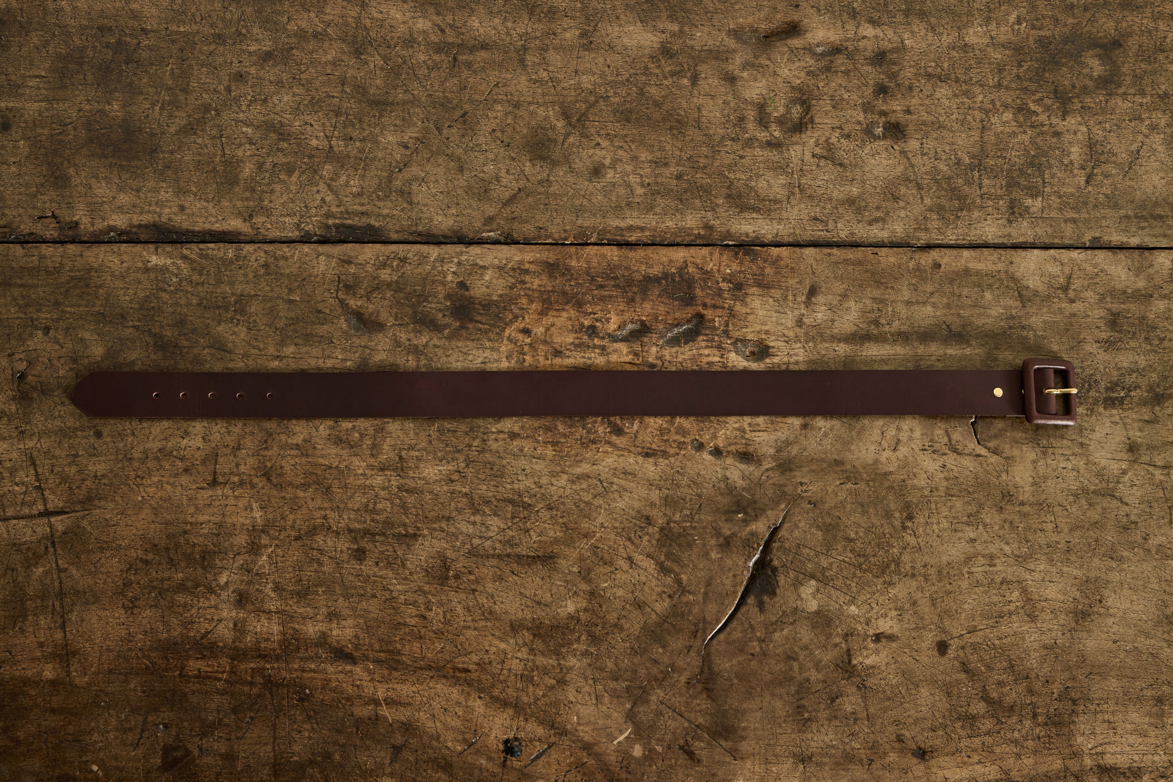 Leather Belt in Espresso