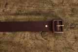 Leather Belt in Espresso