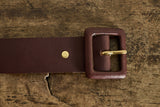 Leather Belt in Espresso