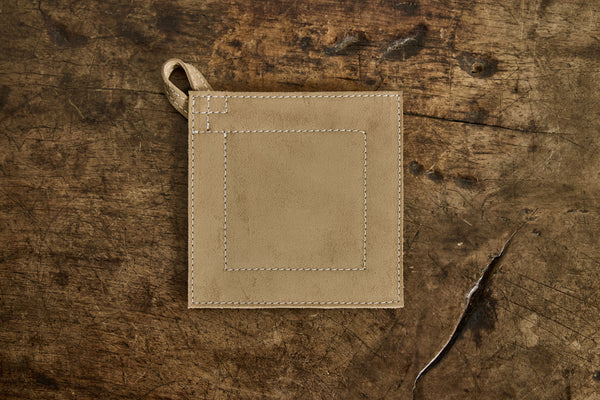 Suede Pot Holder in Desert Sand