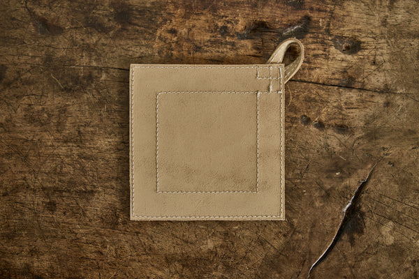 Suede Pot Holder in Desert Sand