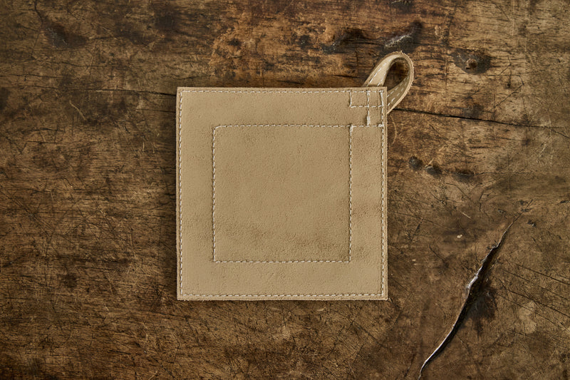 Suede Pot Holder in Desert Sand