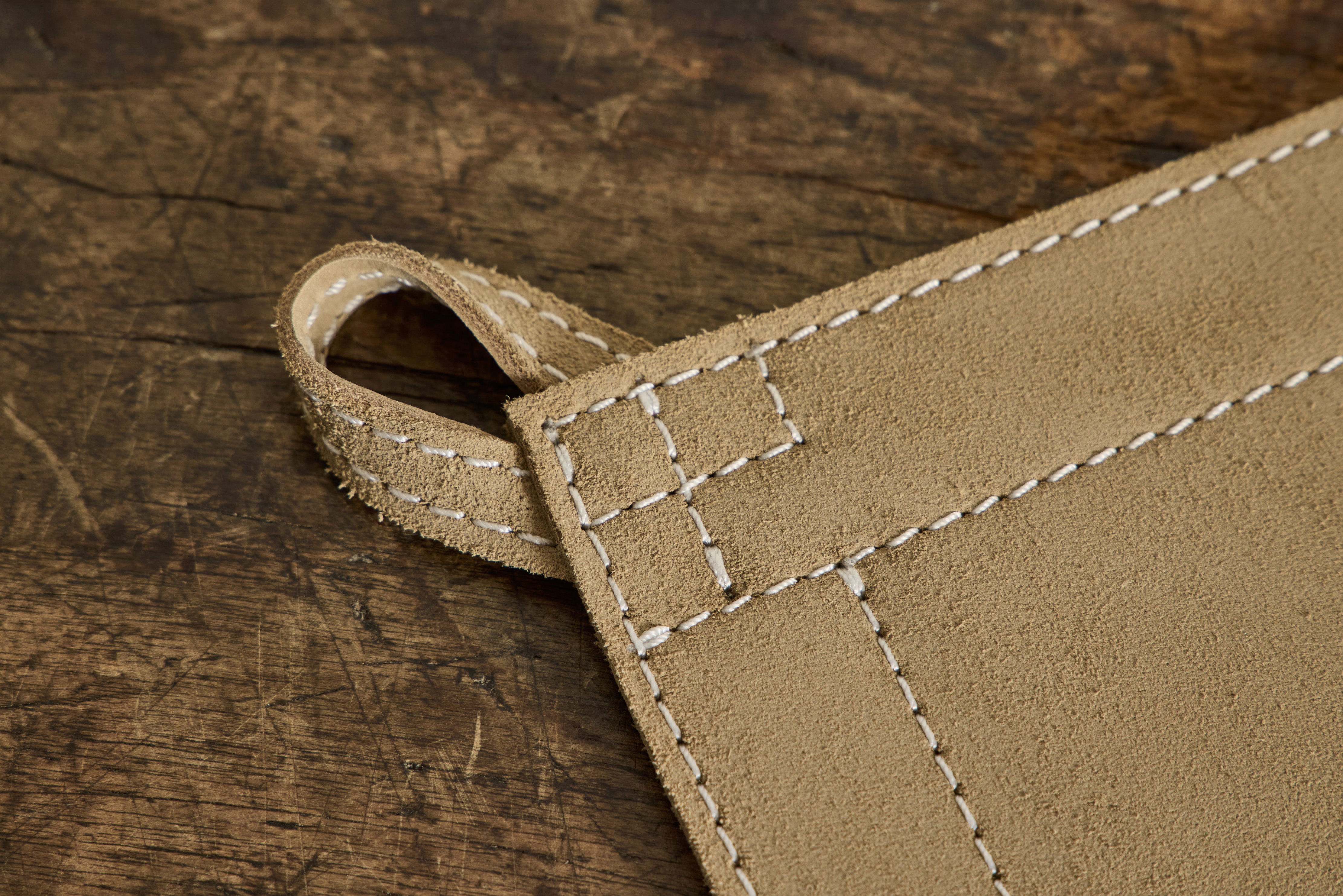 Suede Pot Holder in Desert Sand
