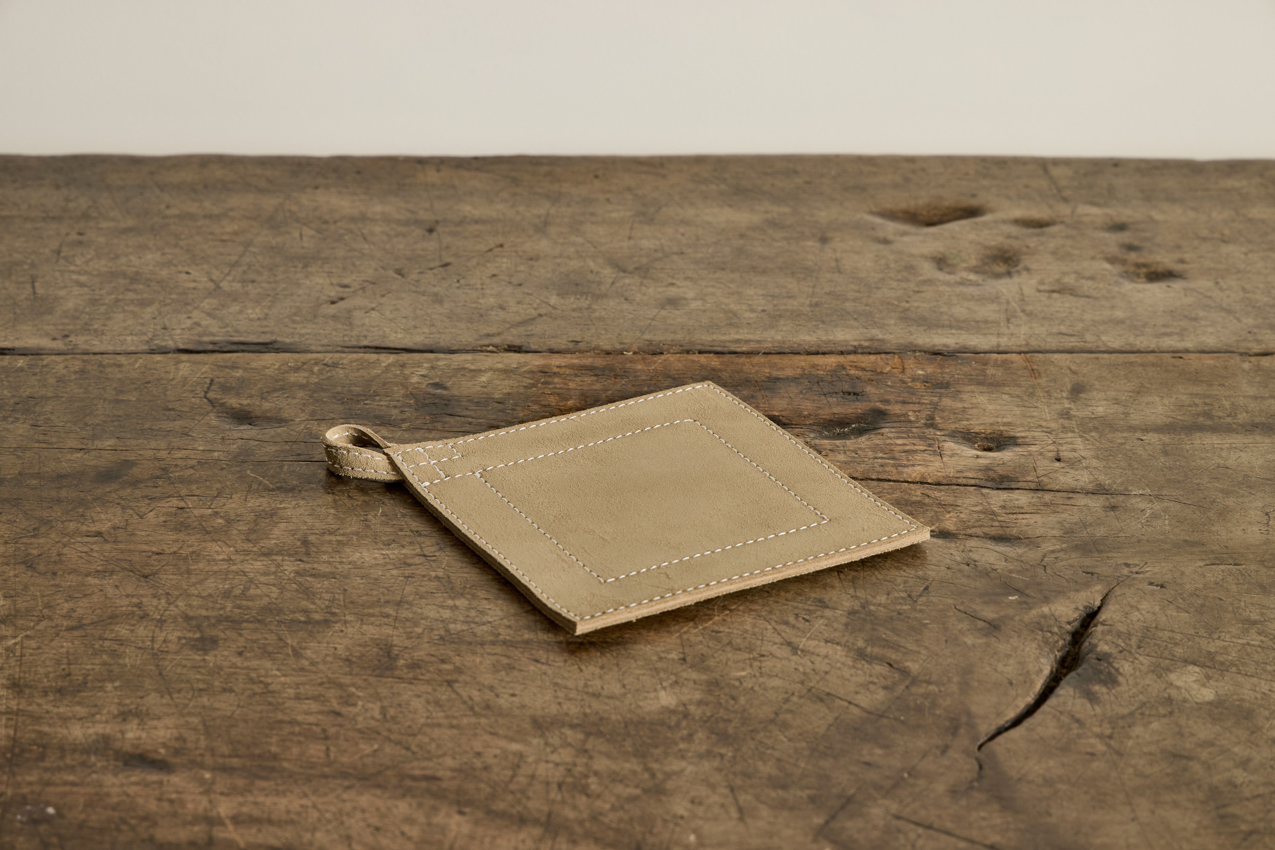 Suede Pot Holder in Desert Sand