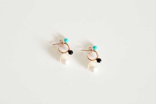 Single Opale Earring