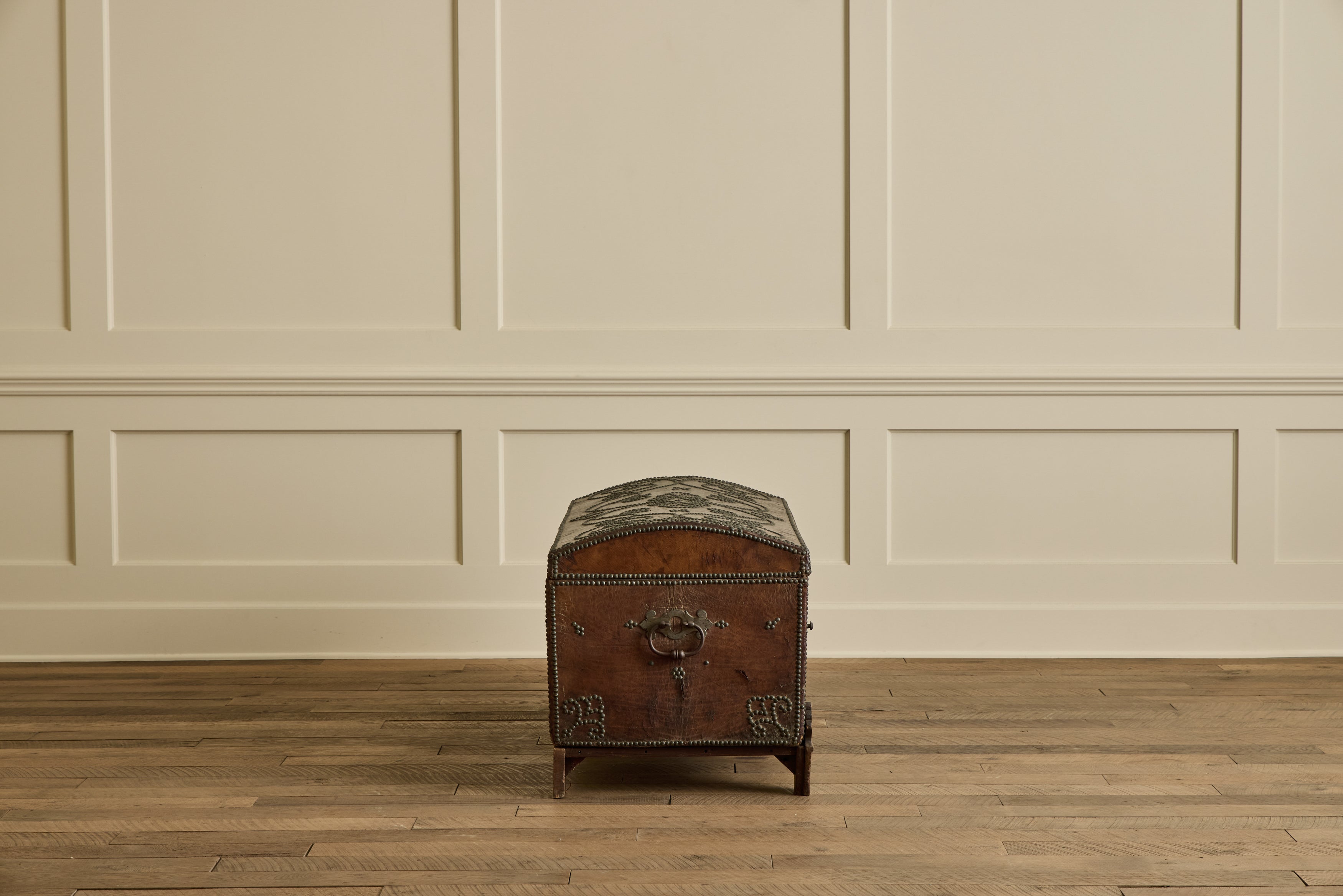 Spanish Leather Trunk